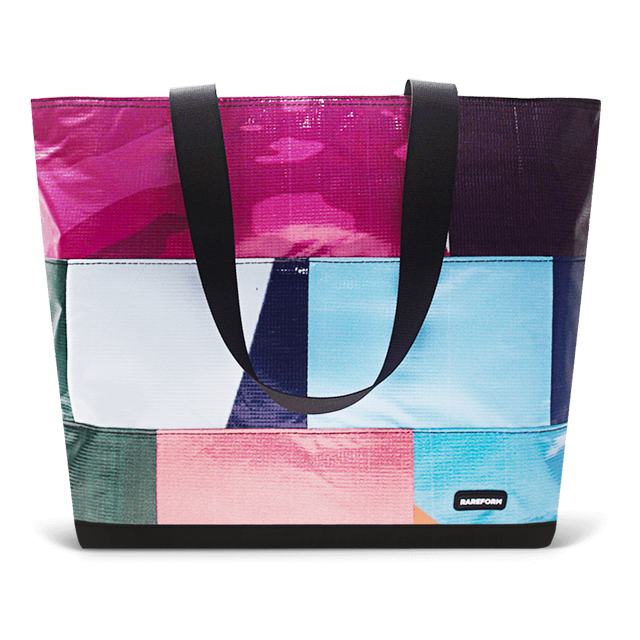 Patchwork Zippered Blake Tote