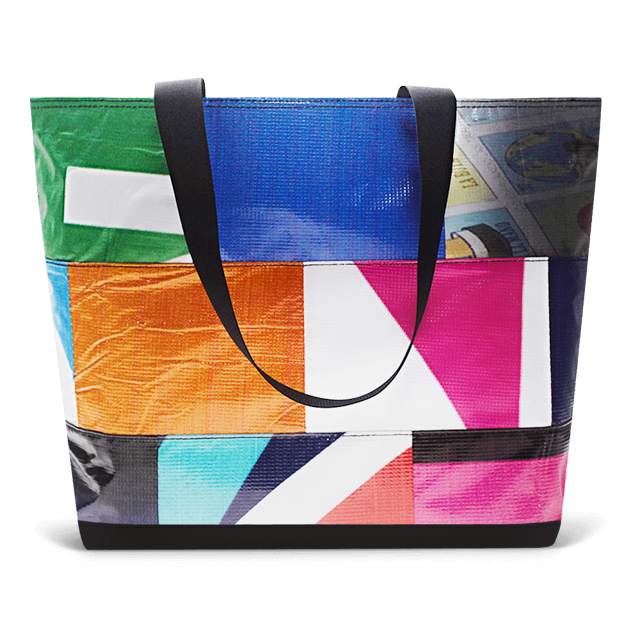 Patchwork Zippered Blake Tote