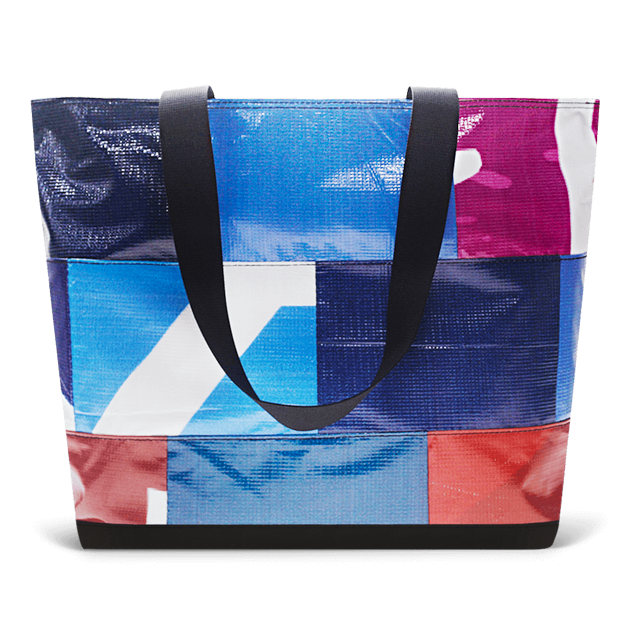 Patchwork Zippered Blake Tote