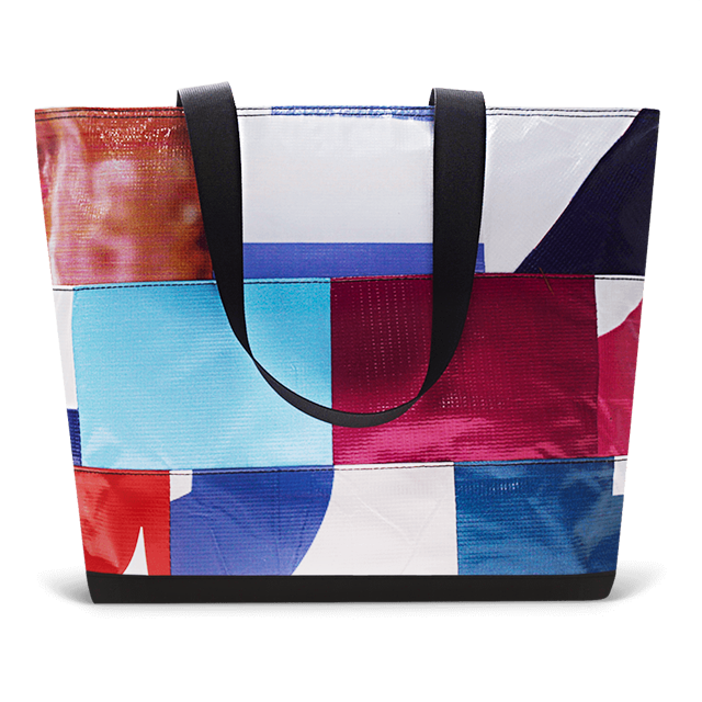 Patchwork Zippered Blake Tote