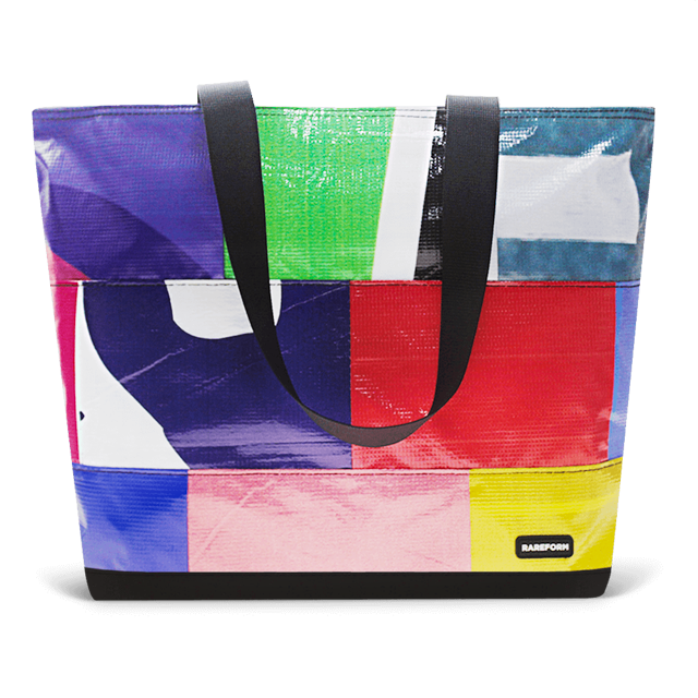 Patchwork Zippered Blake Tote