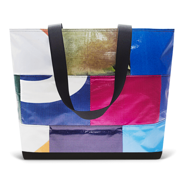 Patchwork Zippered Blake Tote