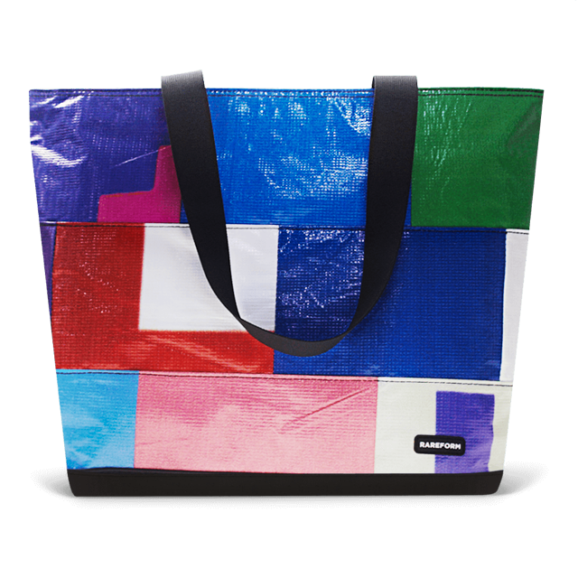 Patchwork Zippered Blake Tote
