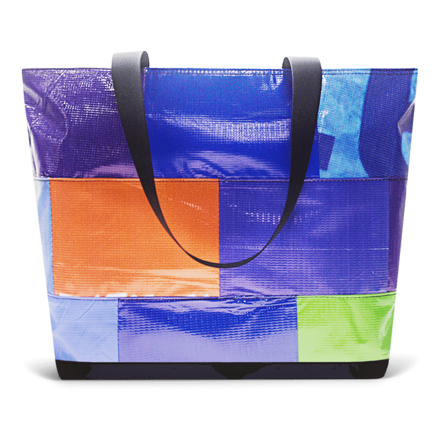 Patchwork Zippered Blake Tote