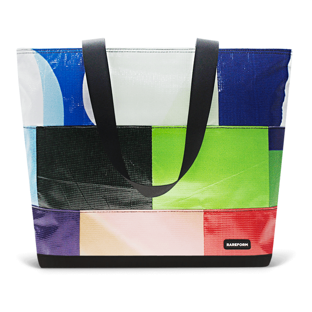 Patchwork Zippered Blake Tote