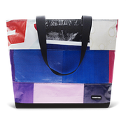 Patchwork Zippered Blake Tote