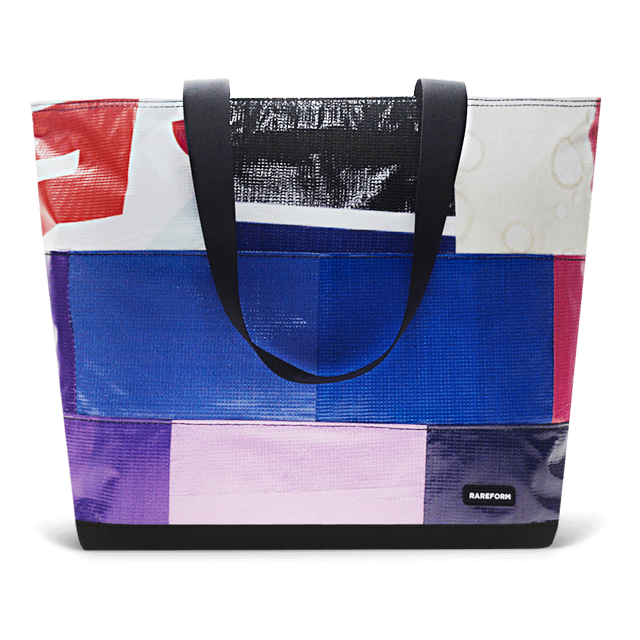 Patchwork Zippered Blake Tote