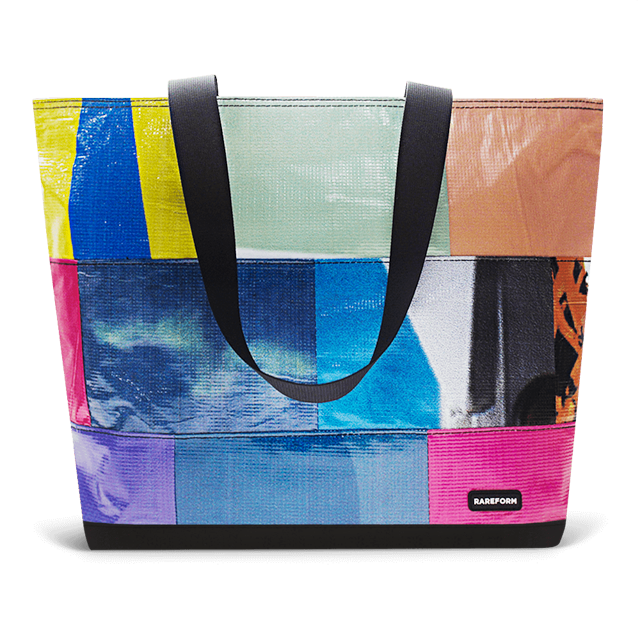 Patchwork Zippered Blake Tote