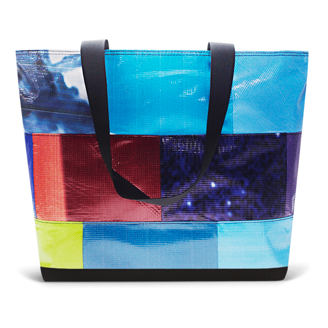 Patchwork Zippered Blake Tote