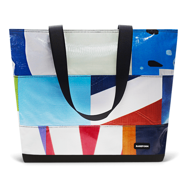 Patchwork Zippered Blake Tote