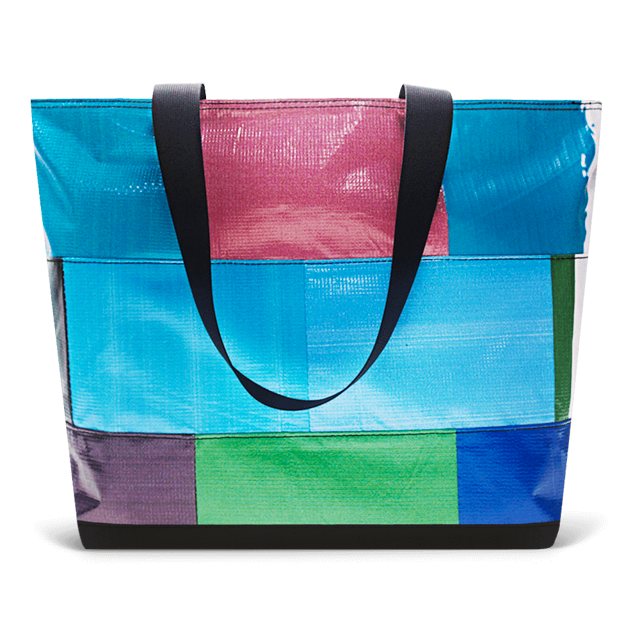 Patchwork Zippered Blake Tote