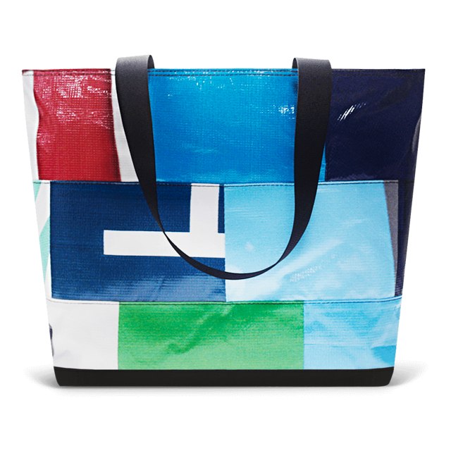 Patchwork Zippered Blake Tote