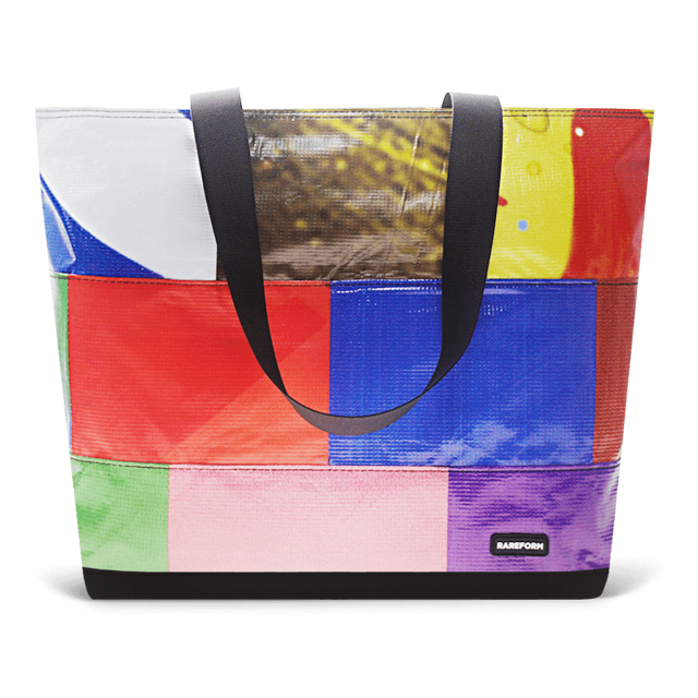 Patchwork Zippered Blake Tote