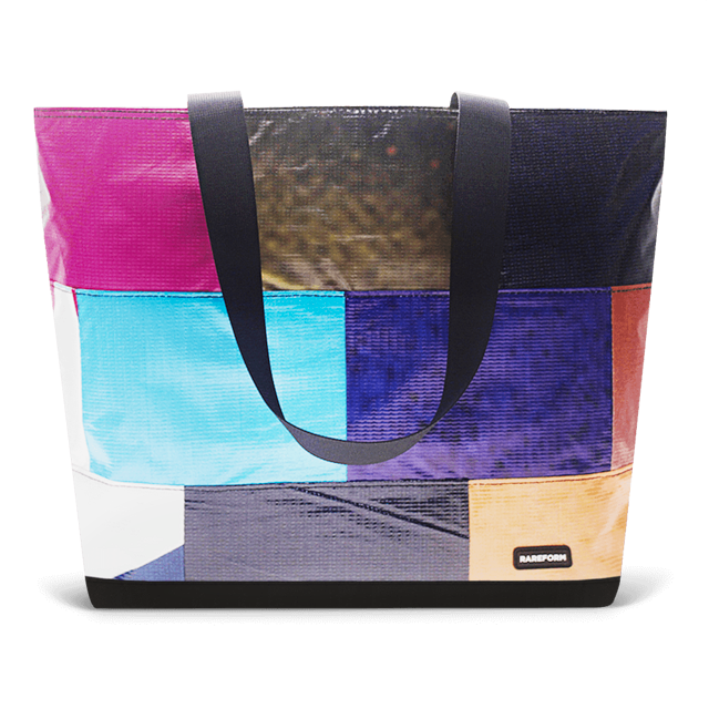 Patchwork Zippered Blake Tote