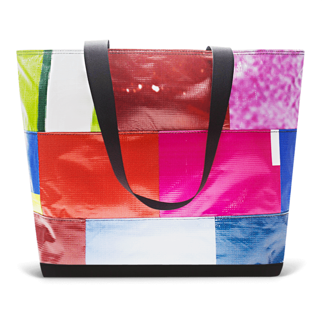 Patchwork Zippered Blake Tote
