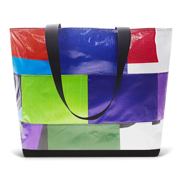 Patchwork Zippered Blake Tote