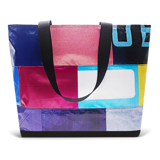 Patchwork Zippered Blake Tote