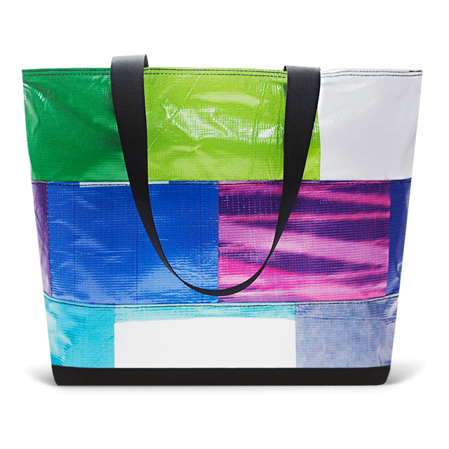 Patchwork Zippered Blake Tote