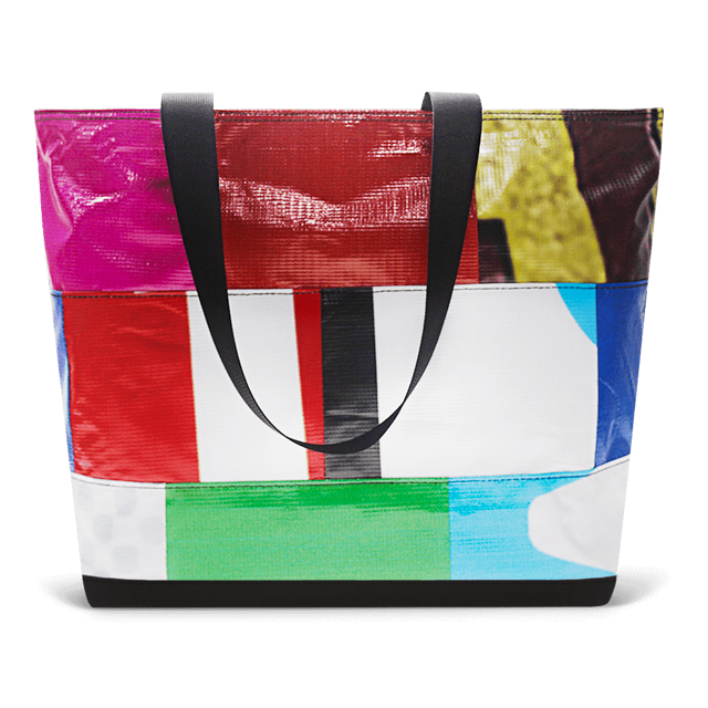 Patchwork Zippered Blake Tote