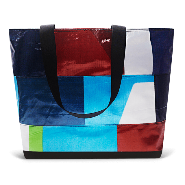 Patchwork Zippered Blake Tote