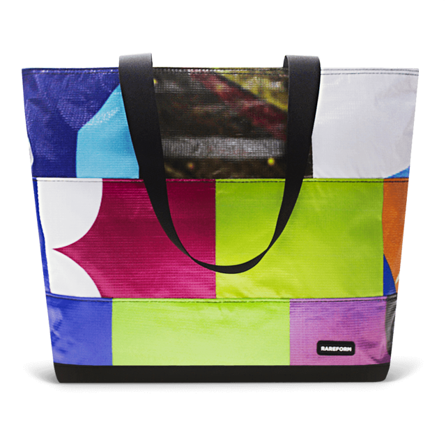 Patchwork Zippered Blake Tote