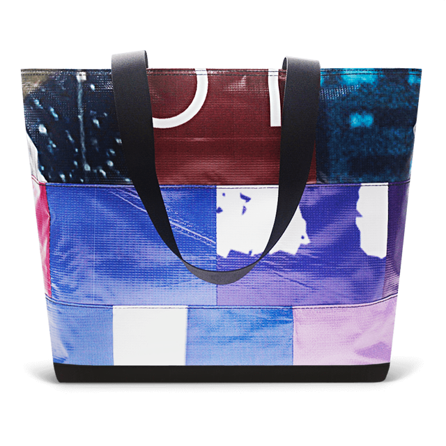 Patchwork Zippered Blake Tote