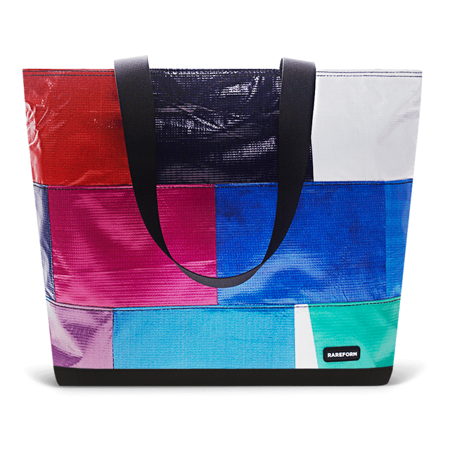 Patchwork Zippered Blake Tote