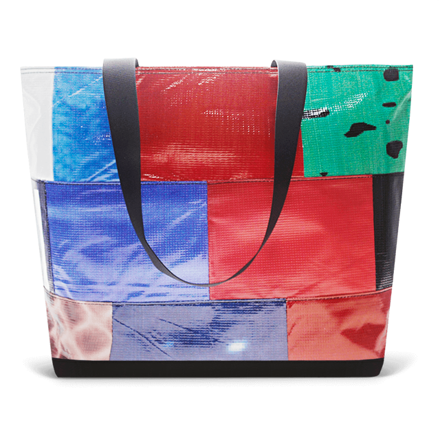Patchwork Zippered Blake Tote