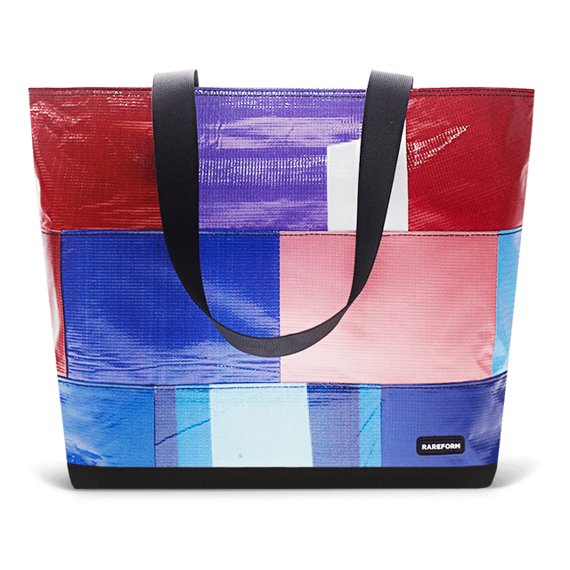 Patchwork Zippered Blake Tote