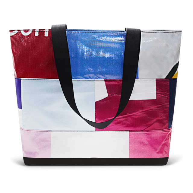 Patchwork Zippered Blake Tote