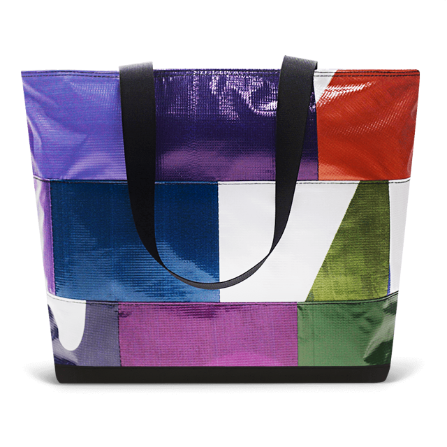 Patchwork Zippered Blake Tote