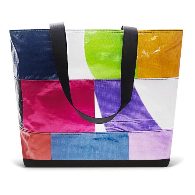 Patchwork Zippered Blake Tote