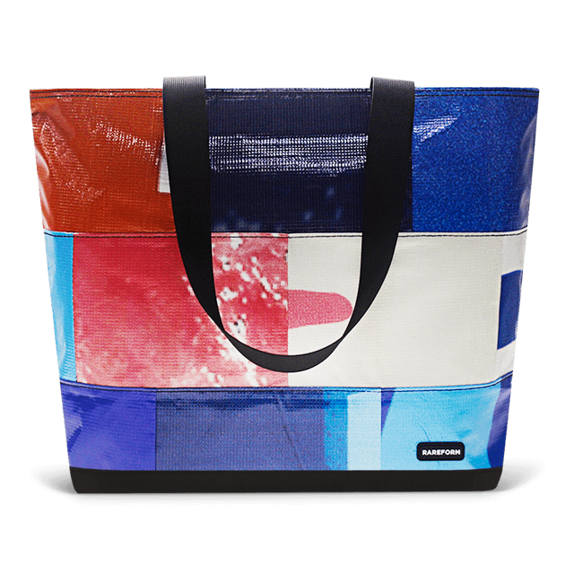 Patchwork Zippered Blake Tote
