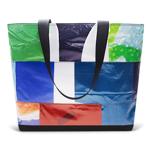 Patchwork Zippered Blake Tote