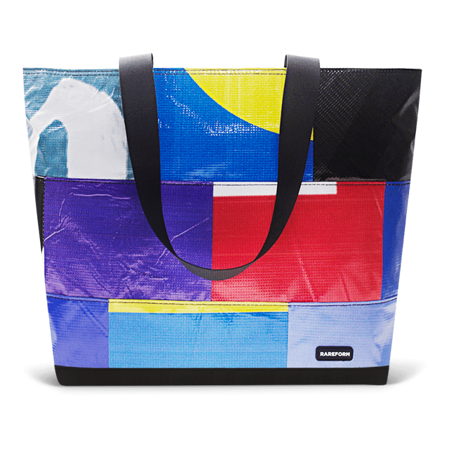 Patchwork Zippered Blake Tote