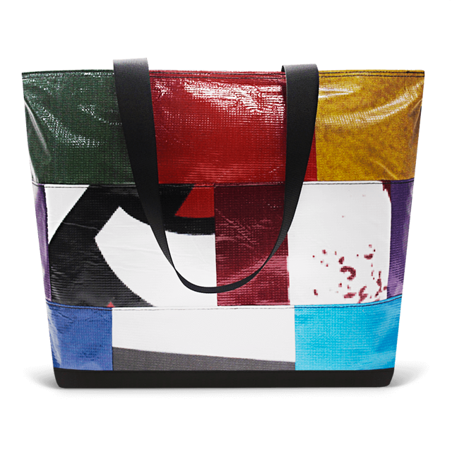 Patchwork Zippered Blake Tote
