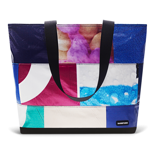 Patchwork Zippered Blake Tote
