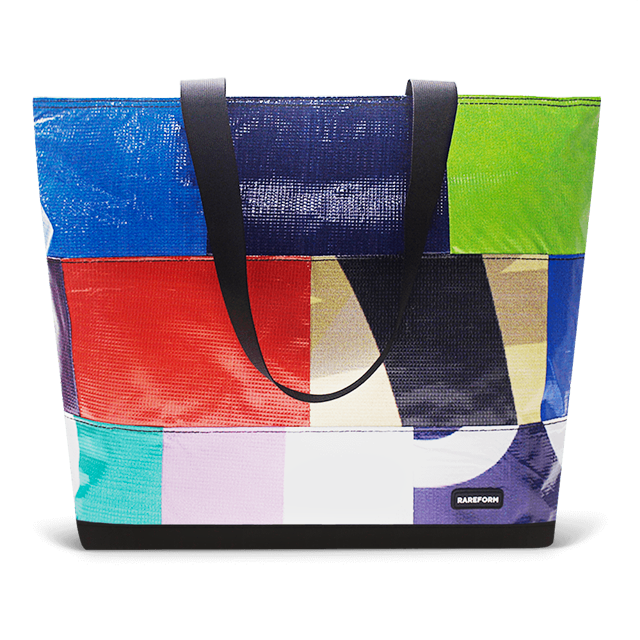Patchwork Zippered Blake Tote
