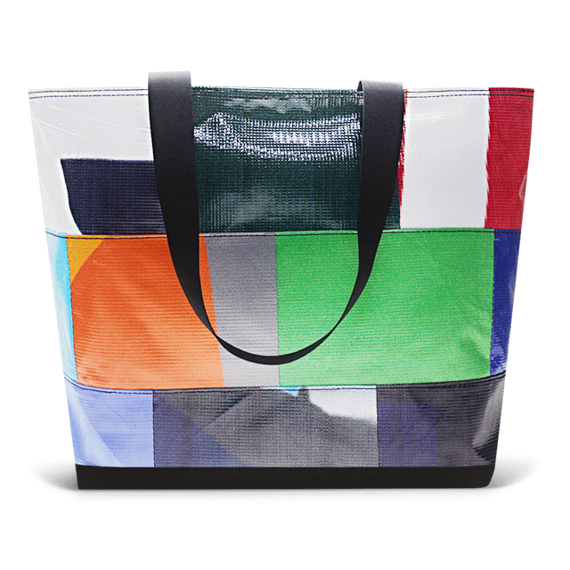 Patchwork Zippered Blake Tote