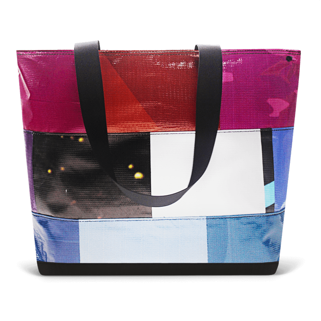 Patchwork Zippered Blake Tote