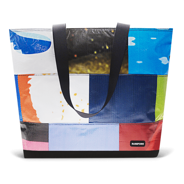 Patchwork Zippered Blake Tote