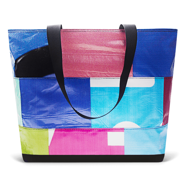Patchwork Zippered Blake Tote