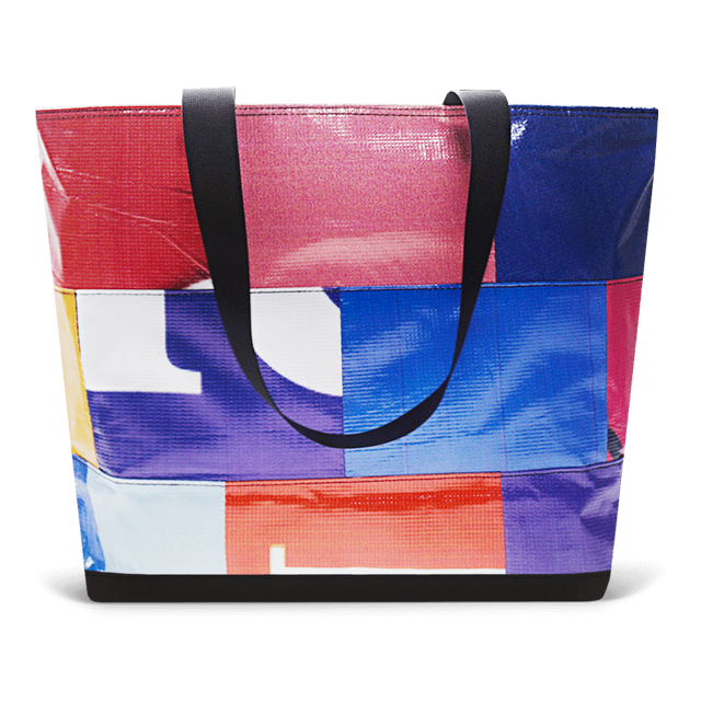Patchwork Zippered Blake Tote