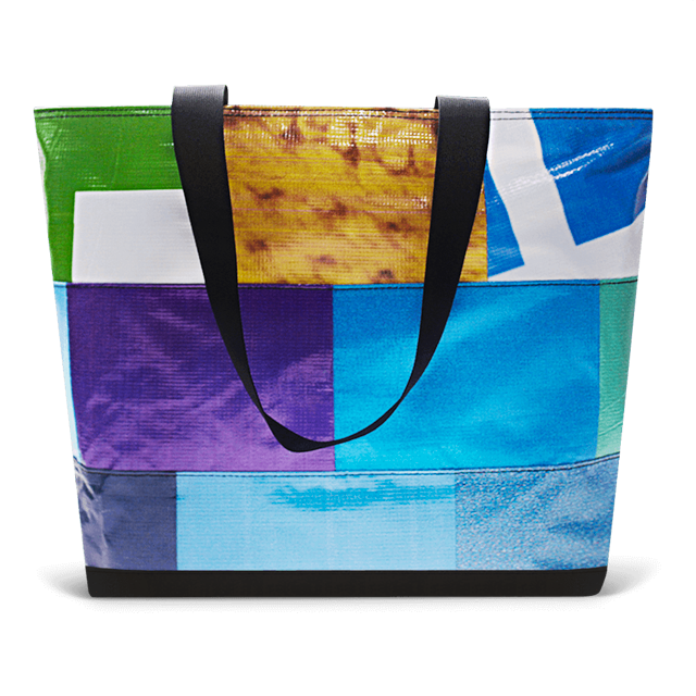 Patchwork Zippered Blake Tote