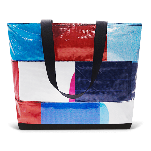 Patchwork Zippered Blake Tote