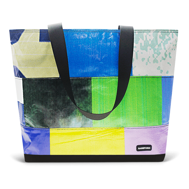 Patchwork Zippered Blake Tote