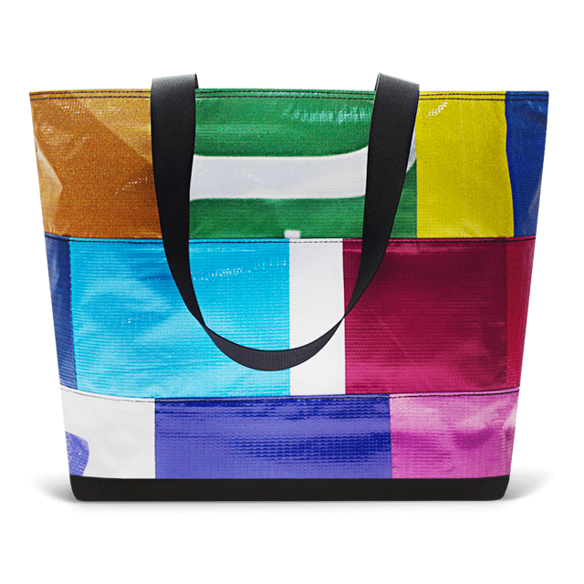 Patchwork Zippered Blake Tote
