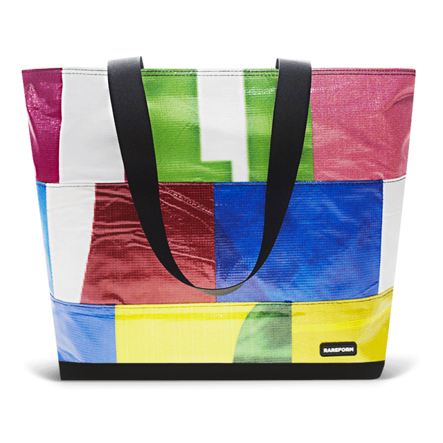 Patchwork Zippered Blake Tote