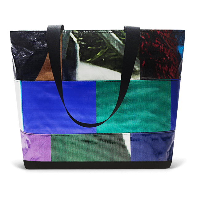 Patchwork Zippered Blake Tote
