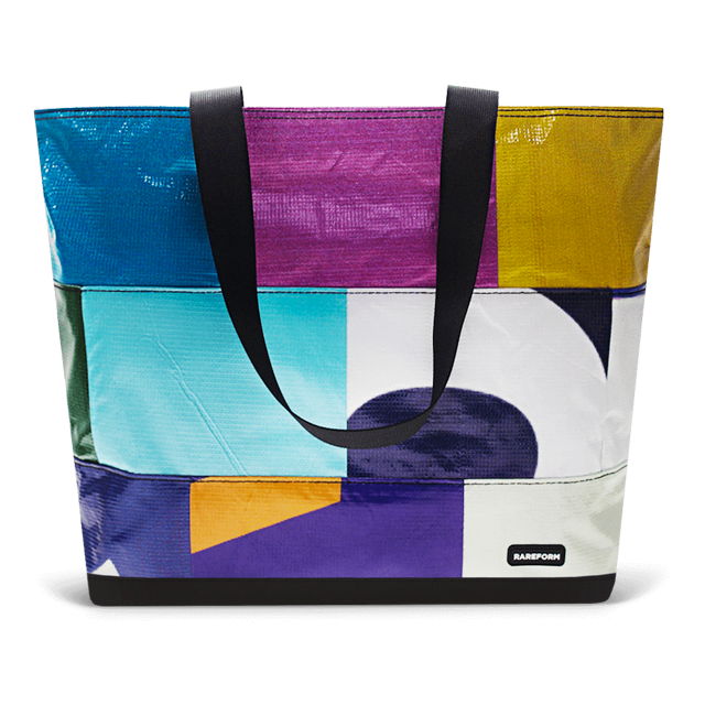 Patchwork Zippered Blake Tote
